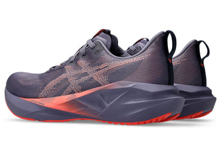 Asics Mens NovaBlast 5 | Greyish Purple/Coral Reef