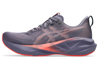 Asics Mens NovaBlast 5 | Greyish Purple/Coral Reef