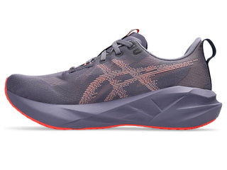 Asics Mens NovaBlast 5 | Greyish Purple/Coral Reef