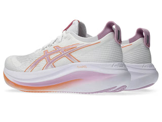 Asics Womens Gel-Nimbus 27 | White / Light Ube