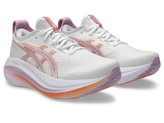 Asics Womens Gel-Nimbus 27 | White / Light Ube