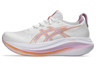 Asics Womens Gel-Nimbus 27 | White / Light Ube