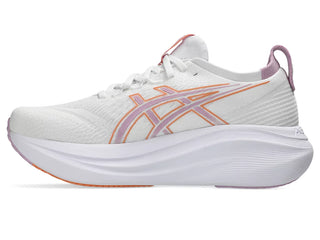 Asics Womens Gel-Nimbus 27 | White / Light Ube