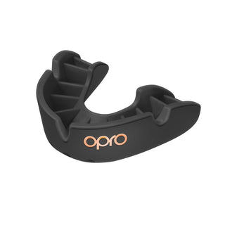 OPRO Bronze Self-Fit Adult Mouthguard | Black