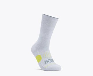 Hoka Crew Run Sock 3 Pack | White/Black/Grey