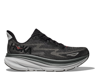 Hoka Mens Clifton 9 | Black/Outer Orbit