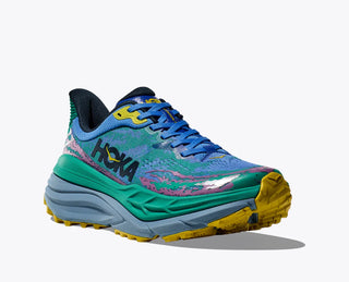 Hoka Mens Stinson 7 | Virtual Blue/Tech Green