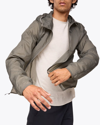 Hoka Mens Skyflow Jacket | Olive Haze