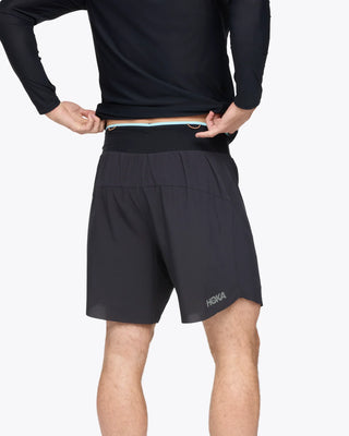 Hoka Mens Skyglide Shorts | Black