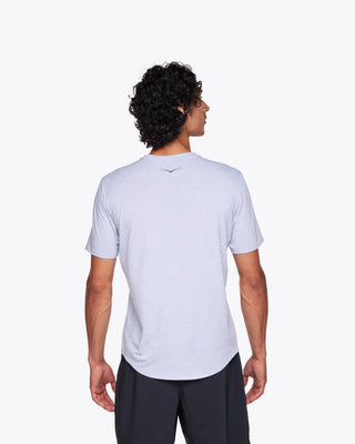 Hoka Mens Essential Tee | Gull Heather