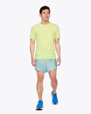 Hoka Mens Airolite Run Short Sleeve Tee | Lettuce