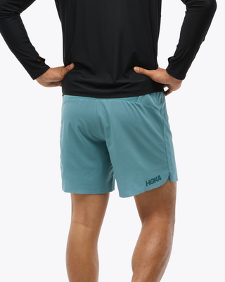 Hoka Glide 7" 2-in-1 Short | Mountain Fog