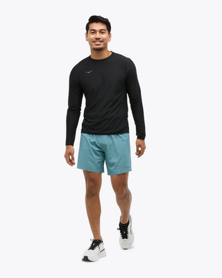 Hoka Glide 7" 2-in-1 Short | Mountain Fog