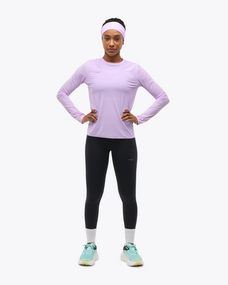 Hoka Womens Airolite Long Sleeve Tee | Aster Pink