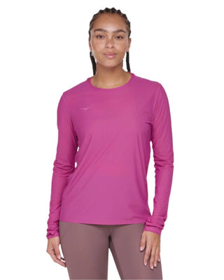 Hoka Womens Airolite Long Sleeve Tee | Fuschia