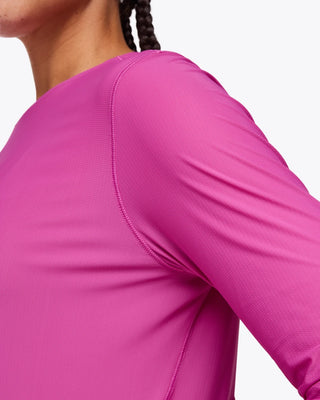 Hoka Womens Airolite Long Sleeve Tee | Fuschia