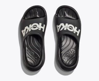 Hoka Ora Athletic Slide | Black White