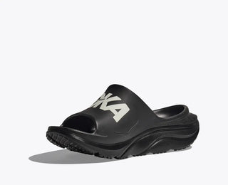 Hoka Ora Athletic Slide | Black White