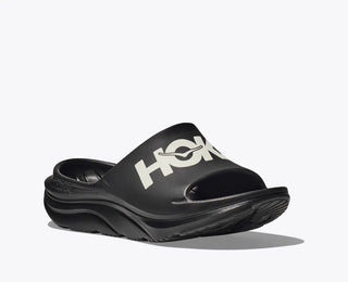 Hoka Ora Athletic Slide | Black White