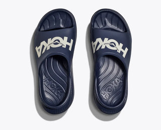 Hoka Ora Athletic Slide | Varsity Navy/White