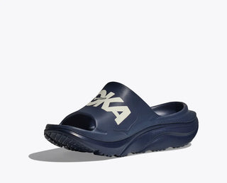 Hoka Ora Athletic Slide | Varsity Navy/White