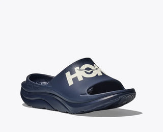 Hoka Ora Athletic Slide | Varsity Navy/White