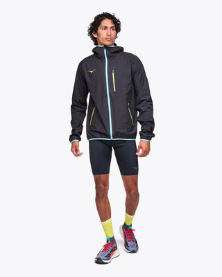 Hoka Mens Tecsky Waterproof Jacket | Black