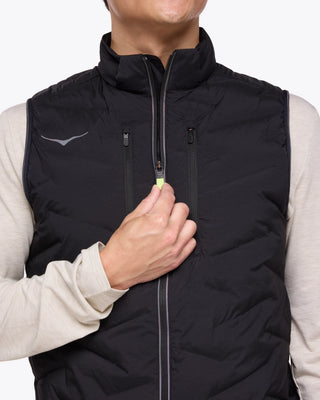 Hoka Mens Skyfill Run Vest | Black