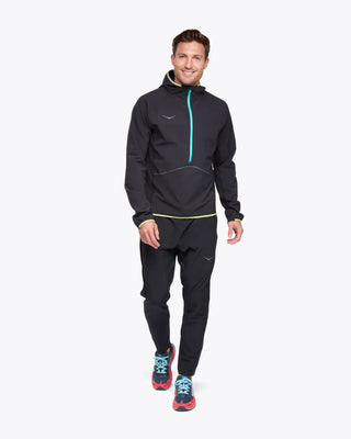 Hoka Mens Skyglow 1/2 Zip | Black