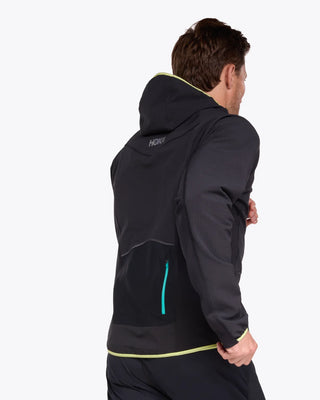 Hoka Mens Skyglow 1/2 Zip | Black