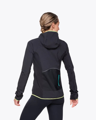 Hoka Womens SkyGlow 1/2 Zip | Black