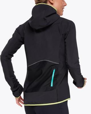 Hoka Womens SkyGlow 1/2 Zip | Black