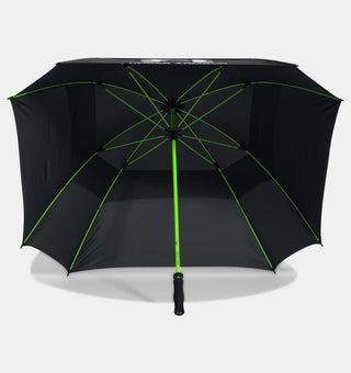 Under Armour Golf Umbrella (Double Canopy) | Black/High Vis Yellow