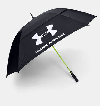 Under Armour Golf Umbrella (Double Canopy) | Black/High Vis Yellow