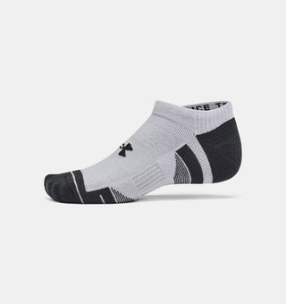 Under Armour Performance Tech No Show Socks 6 Pack | Mod Grey/Jet Grey