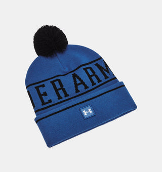 Under Armour Halftime Pom Beanie Midnight | Tech Blue/Black