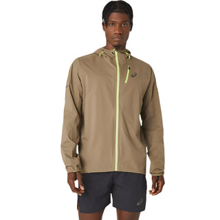 Asics Mens Fujitrail Waterproof Jacket | Pepper