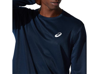 Asics Mens Core Long Sleeved Tee | French Blue