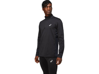 Asics Mens Core LS 1/2 Zip Winter | Performance Black