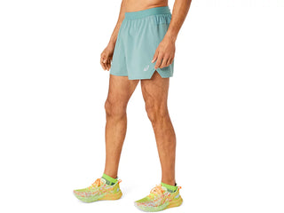 Asics Mens Road 5" Short | Celadon