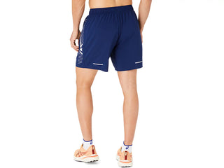 Asics Mens Icon Short | Blue Expanse/Birch