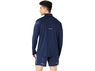 Asics Mens Icon Long Sleeved 1/2 | Blue Expanse