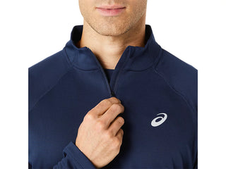 Asics Mens Icon Long Sleeved 1/2 | Blue Expanse