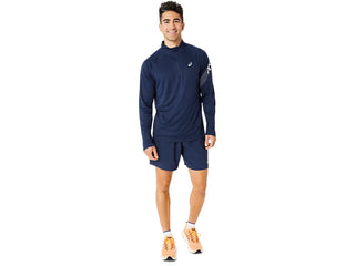 Asics Mens Icon Long Sleeved 1/2 | Blue Expanse