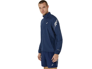 Asics Mens Icon Jacket | Blue Expanse/Birch