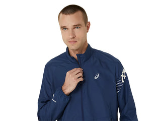 Asics Mens Icon Jacket | Blue Expanse/Birch