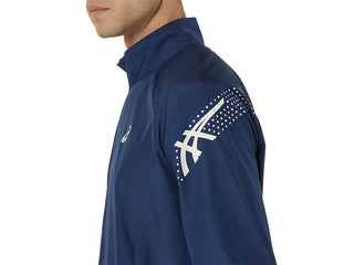 Asics Mens Icon Jacket | Blue Expanse/Birch