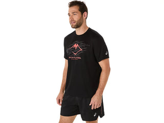 Asics Fujitrail Logo Short Sleeved Top | Performance Black