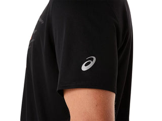 Asics Fujitrail Logo Short Sleeved Top | Performance Black