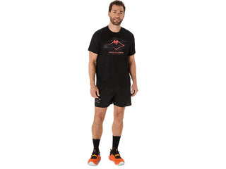 Asics Fujitrail Logo Short Sleeved Top | Performance Black